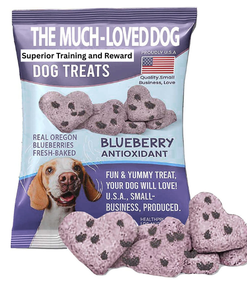 Much Loved Dog Blueberry Antioxidant Training Treats