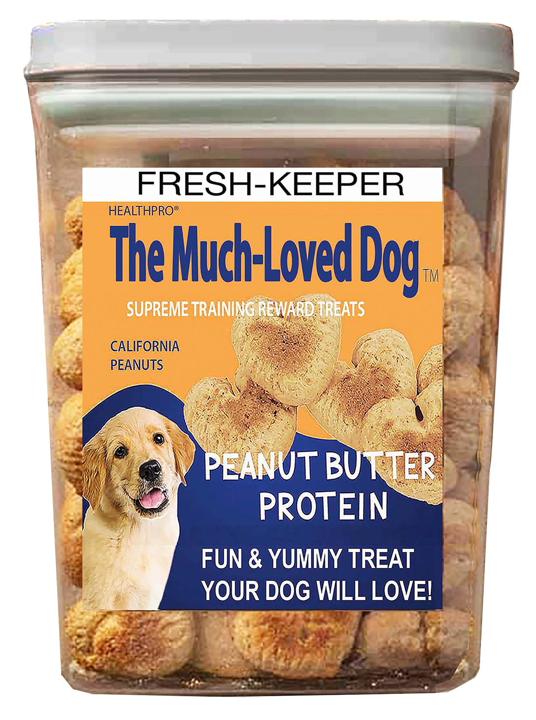 Much Loved Dog Training Reward Treats - Peanut Butter Protein 6 oz.