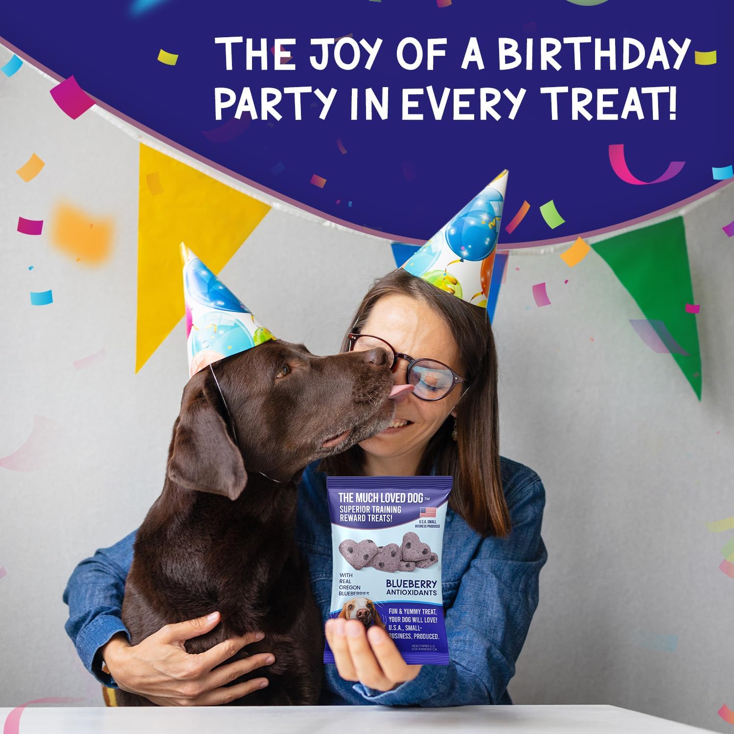 Much Loved Dog Training Treats - Blueberry Antioxidant
