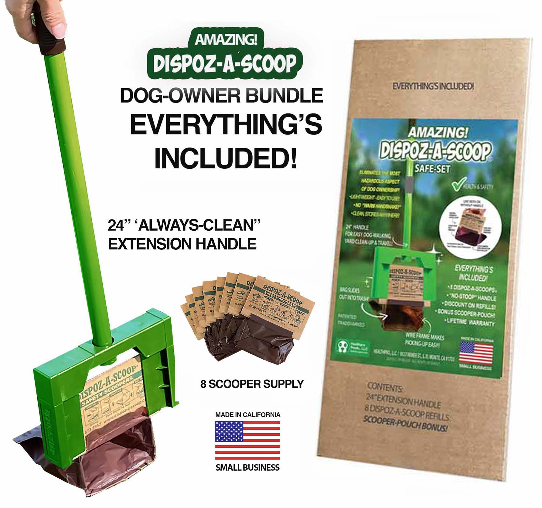 Dispoz-A-Scoop® The Complete Dog Waste Solution!