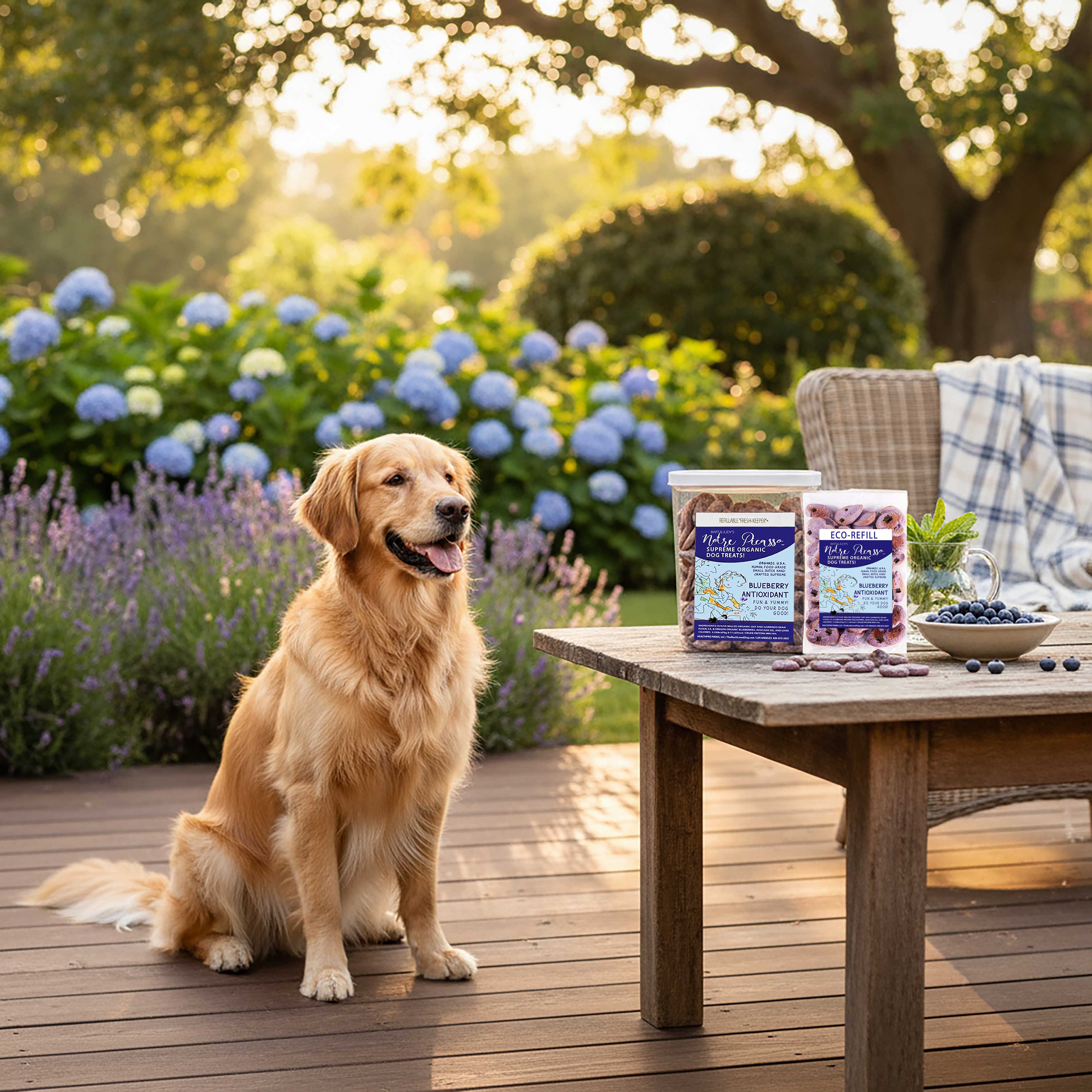 Notre Picasso Supreme Organic Blueberry Dog Treats