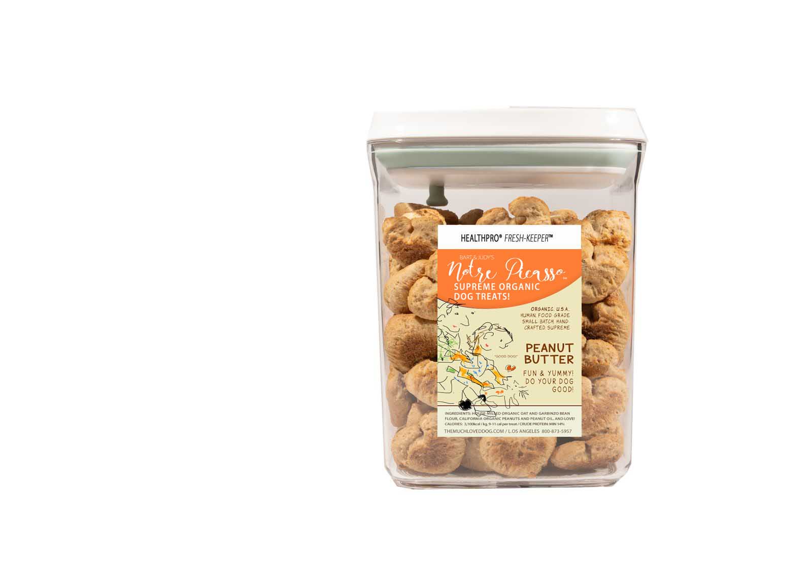 Notre Picasso Peanut Butter Dreams - Supreme Organic Dog Treats
