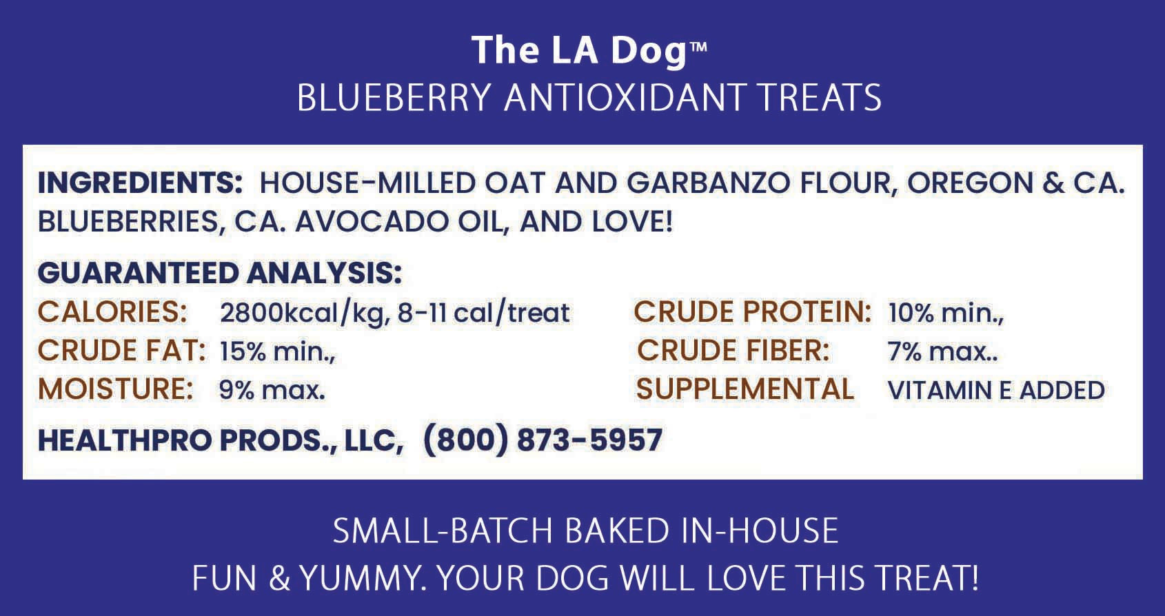 The LA Dog™ BLUEBERRY TRAINING REWARD TREATS!