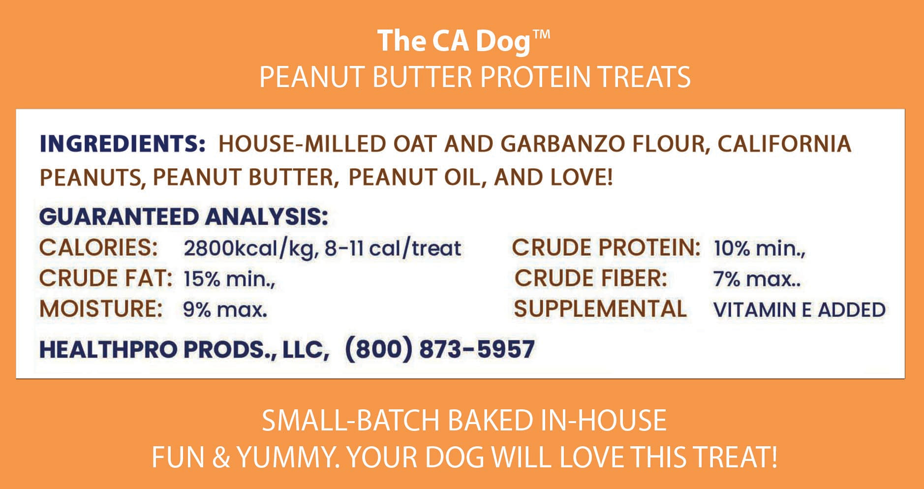 TheCADog™ Supreme Training Reward Treats - CA PEANUT BUTTER PROTEIN