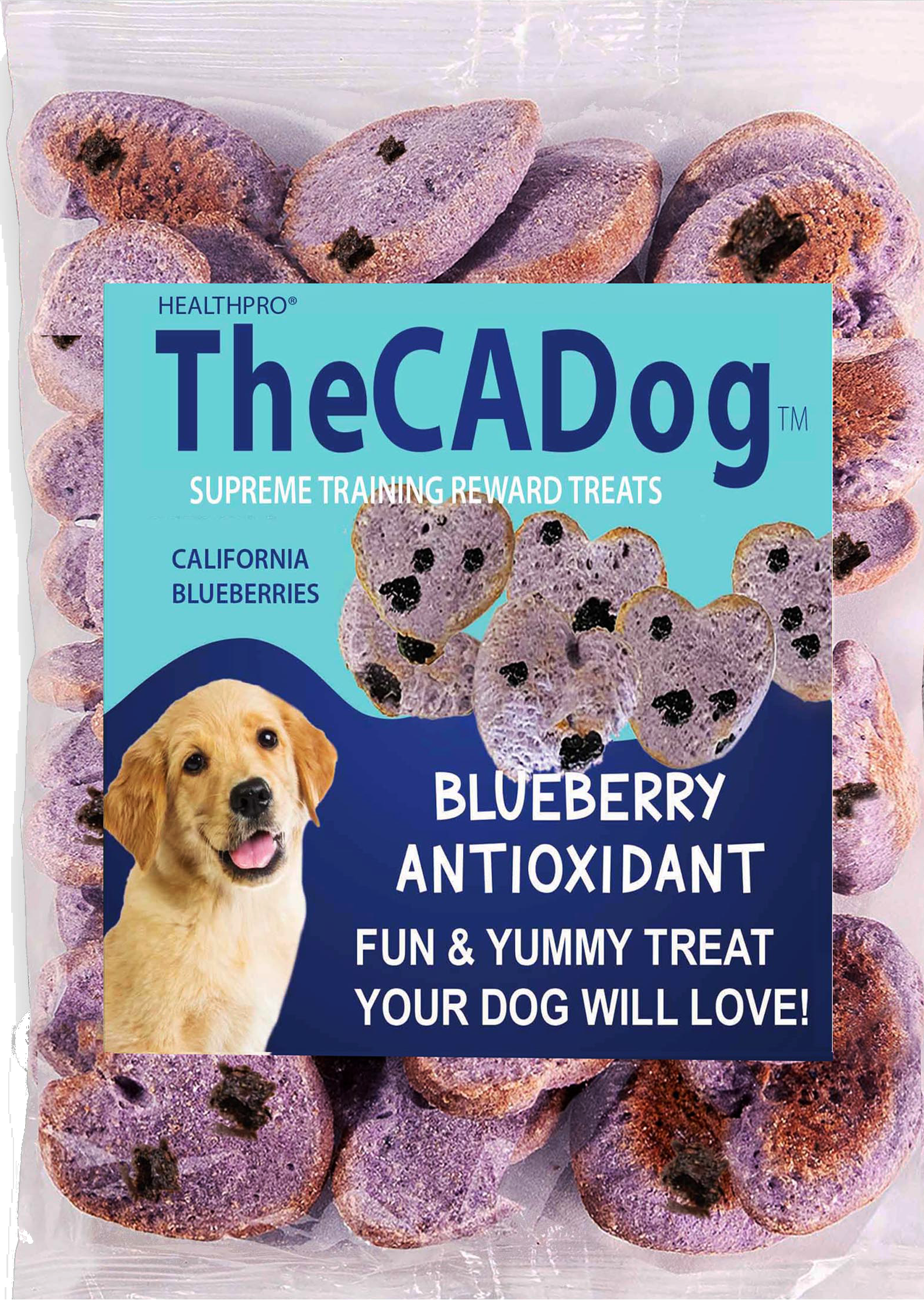 TheCADog™ Supreme Training Reward Treats - CA BLUEBERRY ANTIOXIDANT