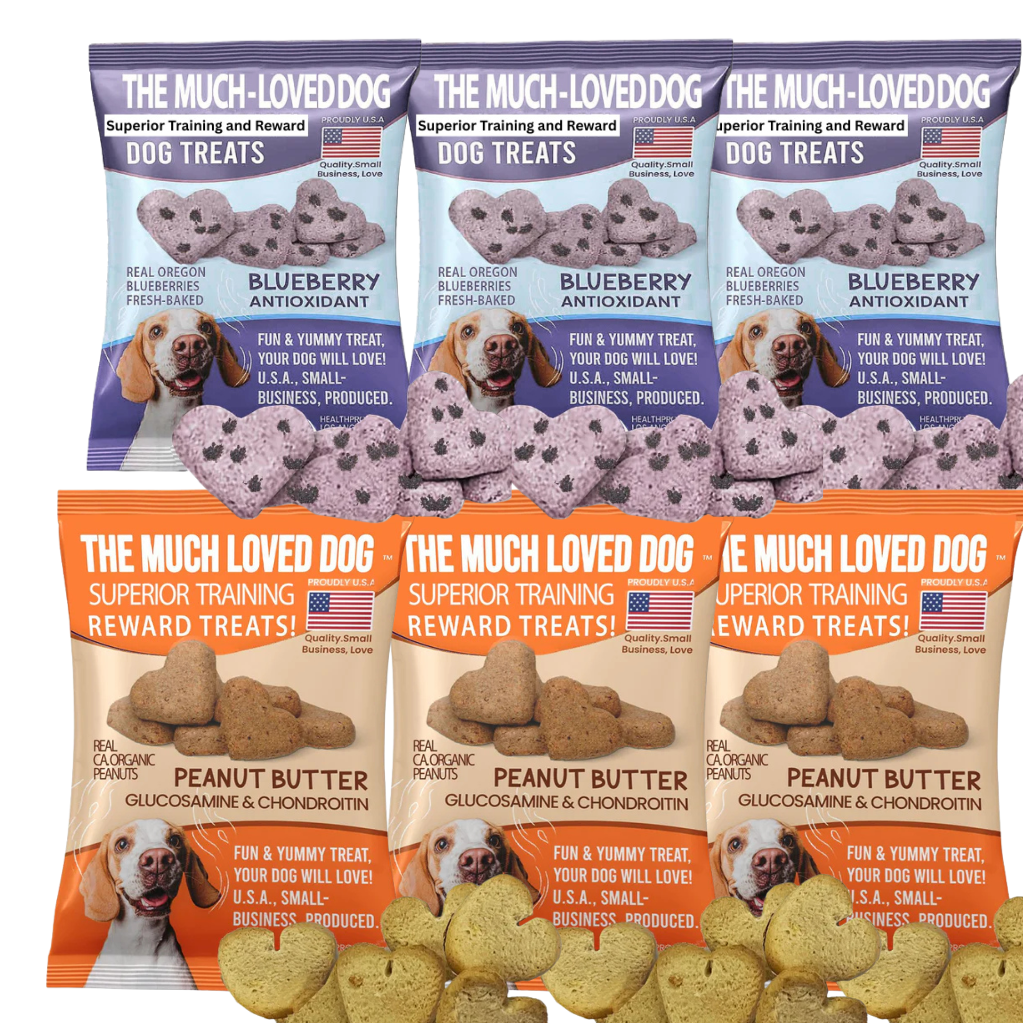 Much Loved Dog Training Treats - Professional Bundle (6-Pack)