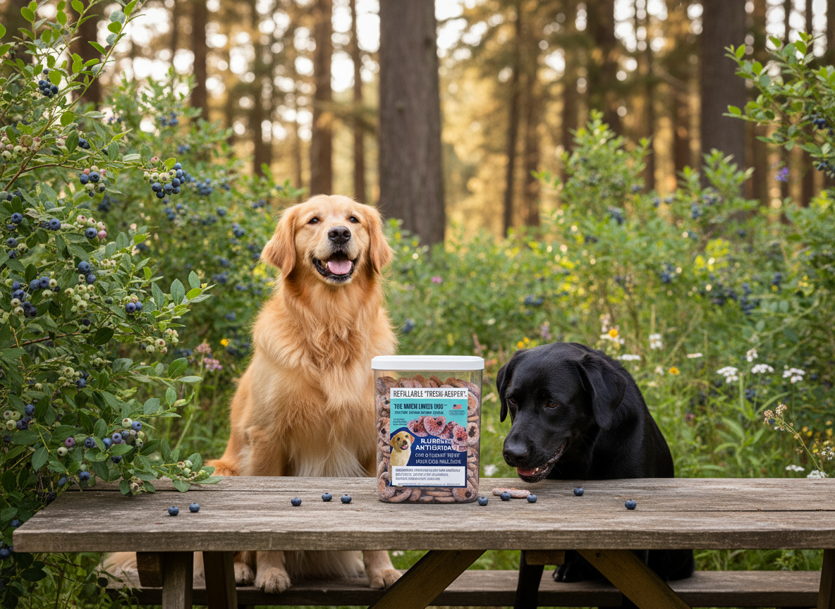 Much Loved Dog Training Treats - Blueberry Antioxidant 6 oz.