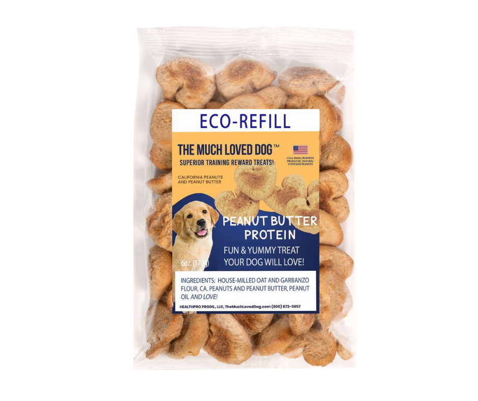 Much Loved Dog Training Reward Treats - Peanut Butter Protein 6 oz.