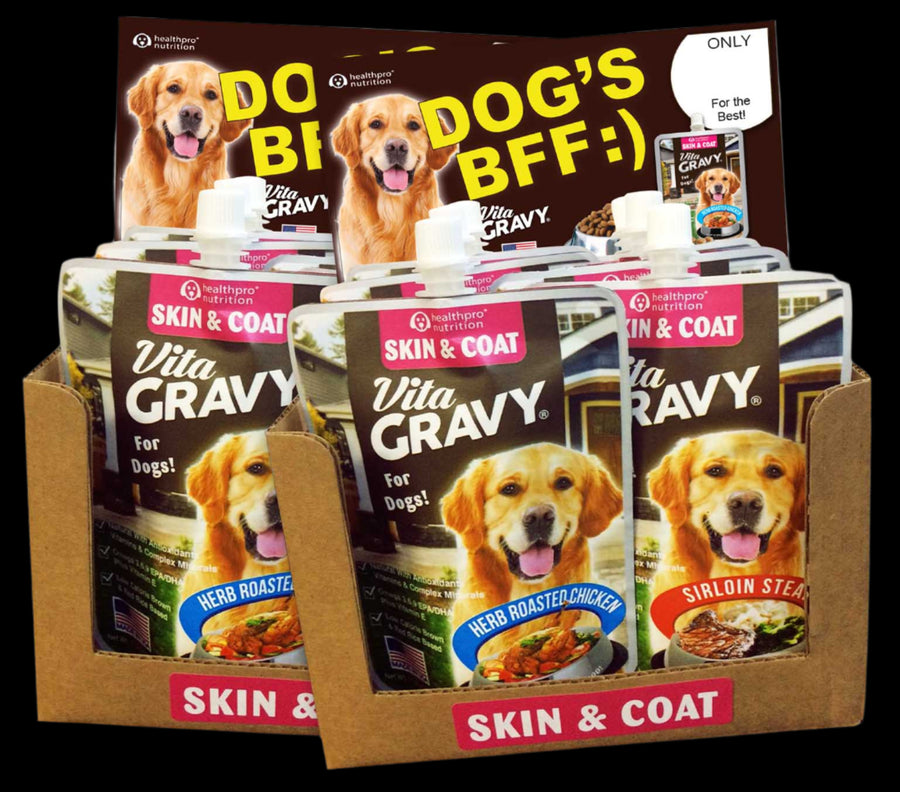 [Wholesale] BOGO! BUY 1 CASE of 6, GET second CASE of 6 -FREE! , Canine, Skin & Coat Vita-Gravy®
